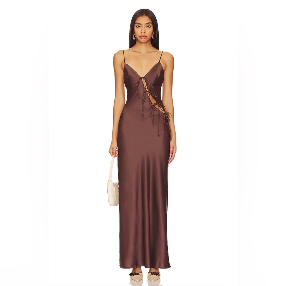 LIONESS - ABOUT A GIRL MAXI - size small - color chocolate